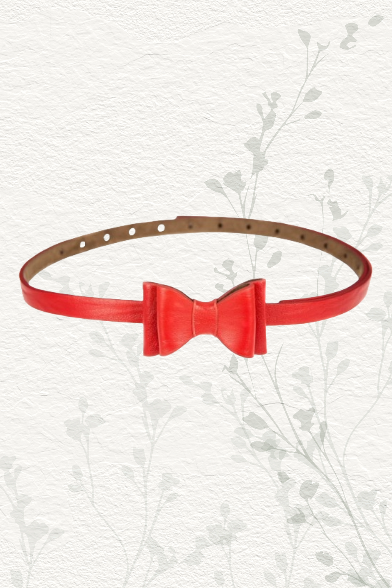 Bow Belt in Red