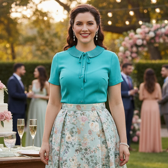 Ingrid in Summer Teal