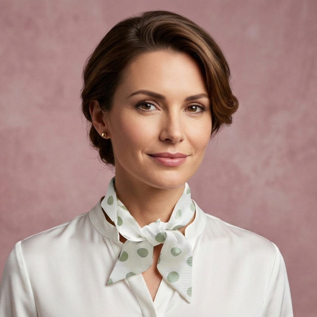 Retro Skinny Neck Scarf in Three Colors