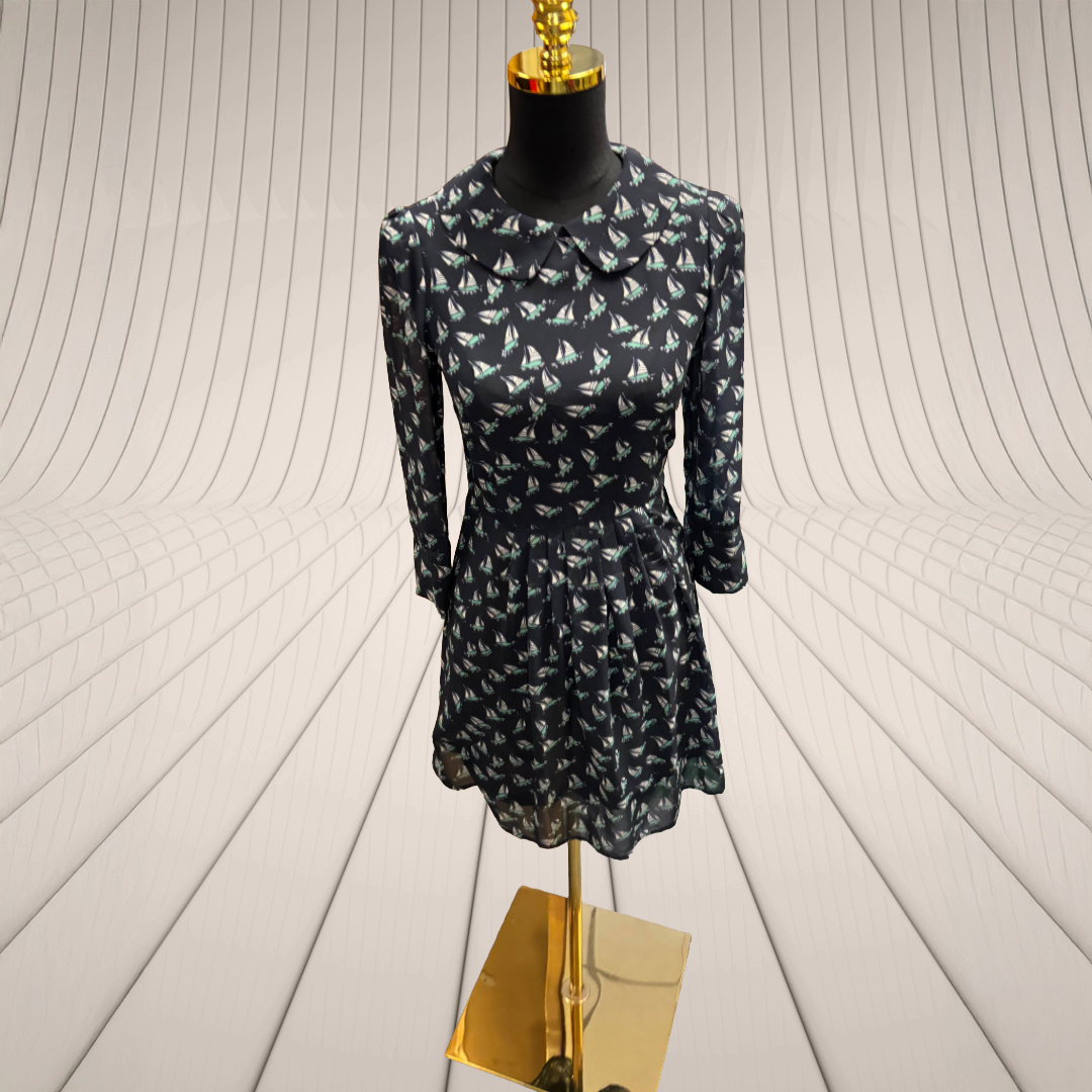 Mid Mod Sail Boat -SAMPLE