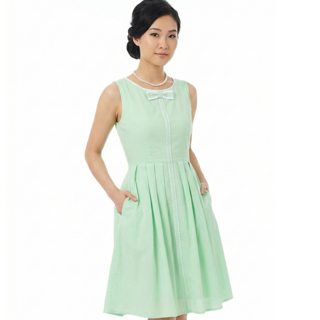 Samantha A-Line 60s-Inspired Dress - Tatyana Clothing Samantha A-Line 60s-Inspired Dress - Tatyana Clothing