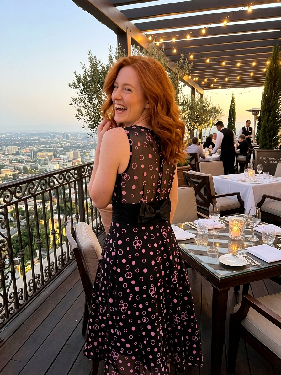 Debi Circle Dress - SAMPLE