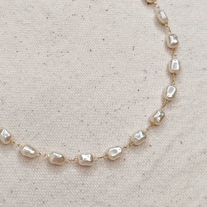 Baroque Pearl Necklace - Tatyana Clothing Baroque Pearl Necklace - Tatyana Clothing