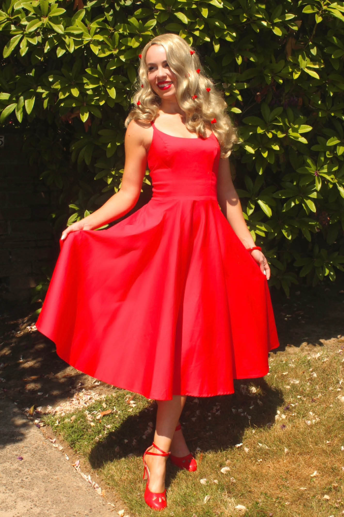 Peggy Retro-Inspired Full Circle Dress - Tatyana Clothing Peggy Retro-Inspired Full Circle Dress - Tatyana Clothing