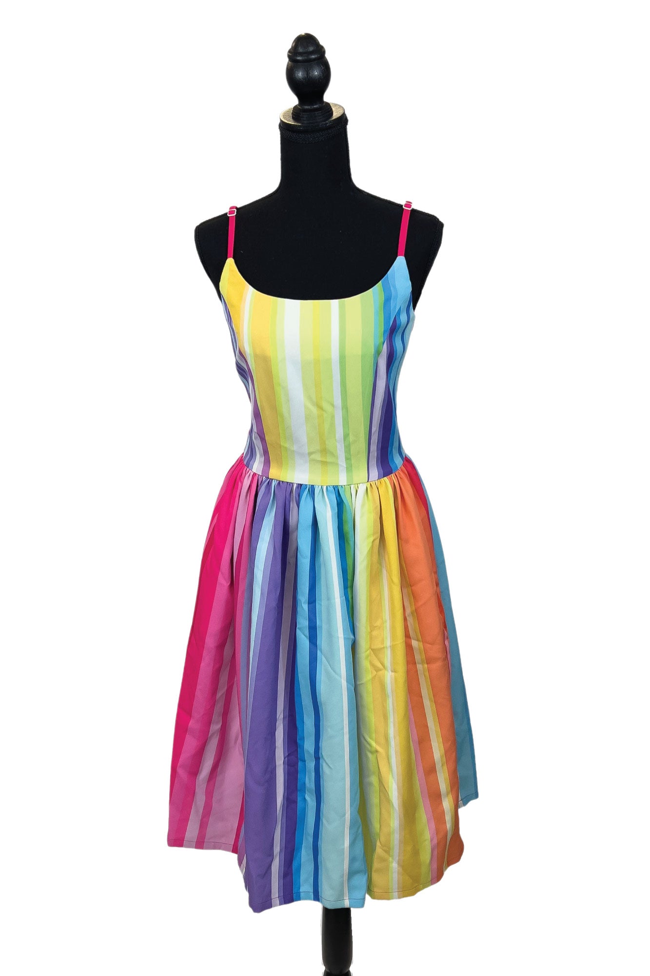 Sandra Circle Dress in Rainbow -Sample