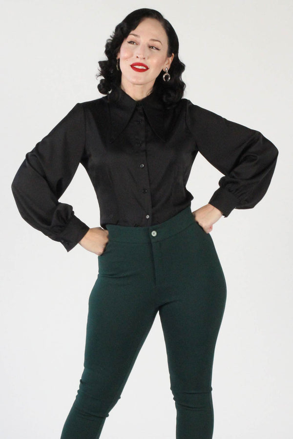 Willow Blouse In Black - Tatyana Clothing