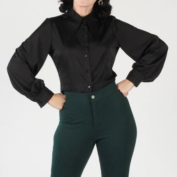 Willow Blouse In Black - Tatyana Clothing